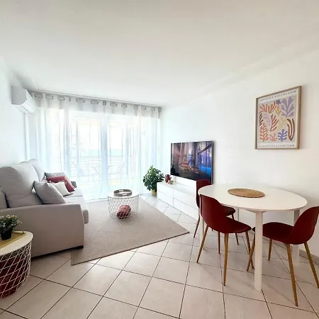 Magnifique 2p-front De Mer-garage-juan Les Pins Appartamento *